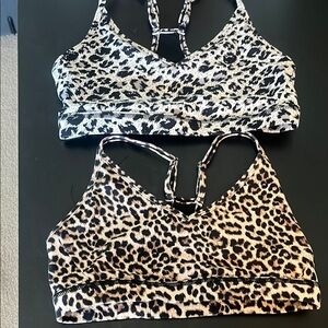 Leopard Print Women's Bralette Set